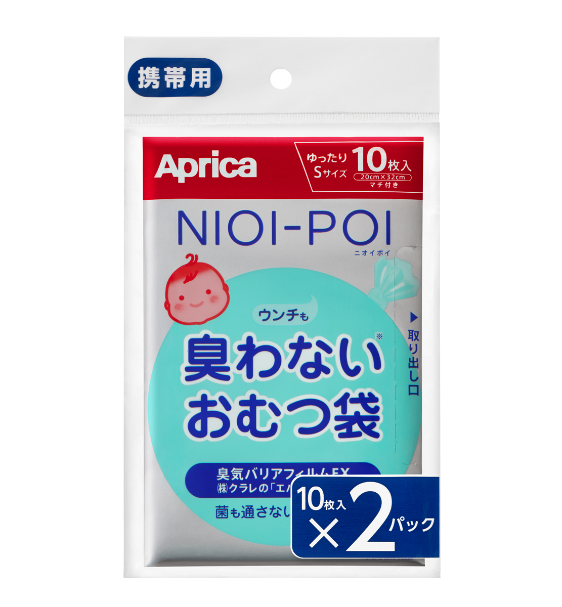 NIOI-POI強力除臭抗菌尿布處理袋｜Aprica