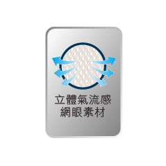 立體氣流感網眼素材